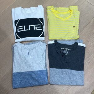 Bundle of four boys shirts